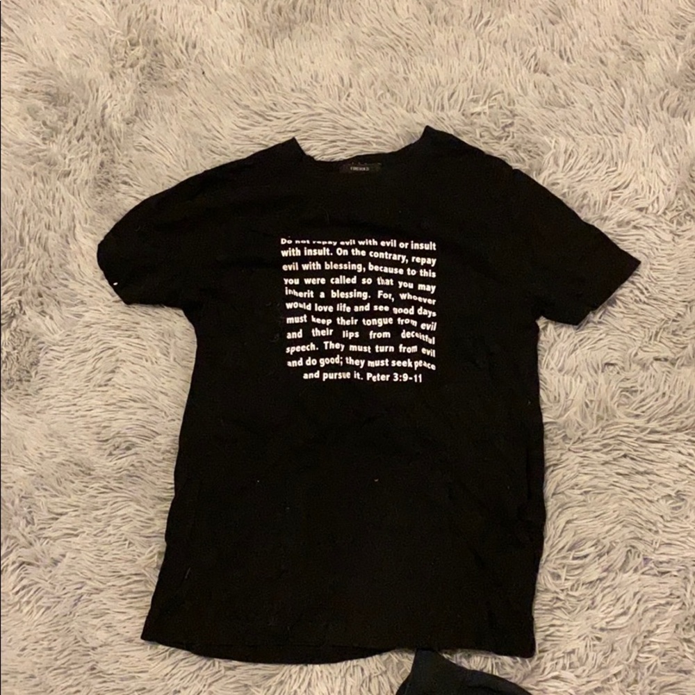 forever 21 bible verse tee
